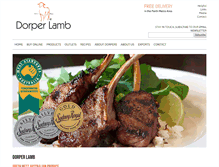 Tablet Screenshot of dorperlamb.com.au